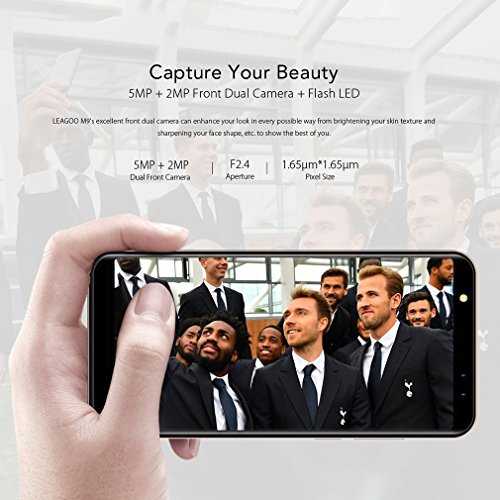 LEAGOO M9 Smartphones in Offerta Quattro Fotocamera, Android 7.0, Schermo da 5,5