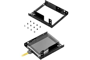 N NEWTOP NewTop HD03 Adattatore Doppio HDD Interno Supporto per 2 Hard Disk o SSD da 2,5" in Slot da 3,5" per PC Desktop Computer