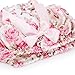 WINOMO Baby Girl Pink Floral Bowknot Ruffle Pants Bloomers Diaper Cover - Size S