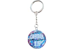 RIKE'S Genérico Llavero NBA - Keychain - Coleccionables Varios Equipos Pelota Deportiva Baloncesto - Colgante Creativo 3D