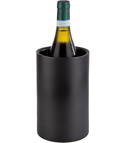 Champagnekoeler Leopold Vienna Enkelwandig Mat Zwart