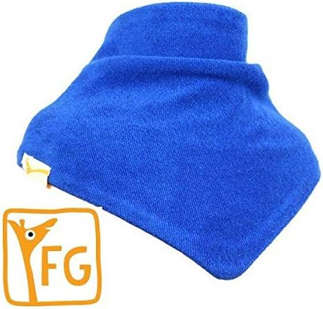 Funky Giraffe Bamboo Bandana Bib (Blue)