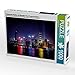 Produktbild Fantastische Skyline mit Shanghai Pearl Tower bei Nacht 1000 Teile Puzzle quer