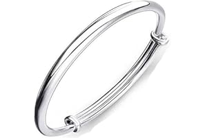 CYJXL 1 X Fashion Women Jewelry Solid 925 Sterling Silver Bangle Bracelet Gift