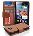Produktbild Samsung Galaxy S2 Hülle in BRAUN von Cadorabo - Handyhülle mit 3 Kartenfächer für Galaxy S2 Case Cover Schutzhülle Etui Tasche Book Klapp Style in COGNAC BRAUN