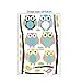 Anself Cartoon Cute Six Owl on the Tree DIY Wall Wallpaper Stickers Art Decor Mural Kid's Child Room Decal