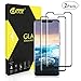 Produktbild CRXOOX Panzerglas Schutzfolie für Huawei Mate 20 Pro [2 Stück] 9H Härte 3D Touch Kompatibel Blasenfrei Einfache Montage Panzerglasfolie Displayschutzfolie für Huawei Mate 20 Pro (Schwarz)
