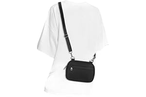 MAXTOP Small Crossbody Bags for Women Men Cell Phone Bum Bag Purse Fanny Pack with Adjustable Strap Black Sling Bag for Traveling Casual Festival Gifts