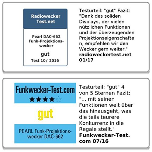 PEARL Funk-Projektionswecker DAC-662 beam mit Temperaturanzeige - 6