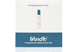 Wondfo Progesterone Metabolite Test PdG Test Strips to Confirm Ovulated at Home 6 Progesterone Test One Cycle Trying to Conceive