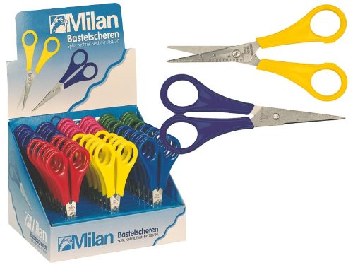 Milan Bastelschere spitz Verpackung 30 ST