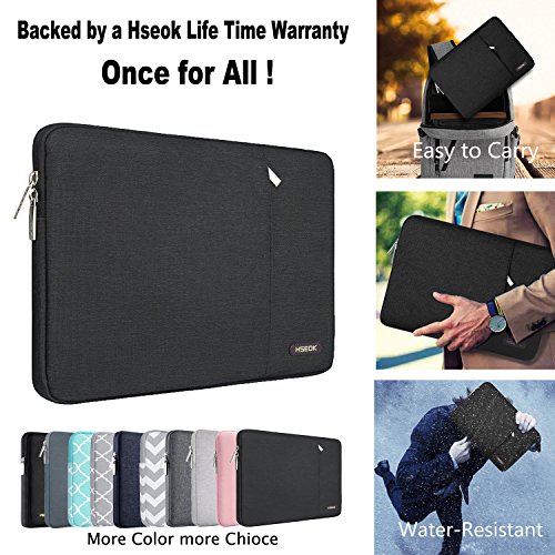 HSEOK 14-Zoll-Laptop-H  lle Tasche f  r 14  Lenovo Thinkpad  HP   Acer Chromebook  Dell Latitede und mehr Ultrabook Notebook Tablet  schwarz