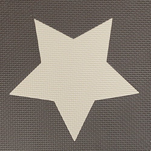 Viktion - Lot de 10pcs Tapis de Sol café & beige Puzzle En Mousse Anti-dérapant Antichoc Jeu Apprendre Imagination Pour Bébé Taille 30*30*1cm (étoile café & beige)