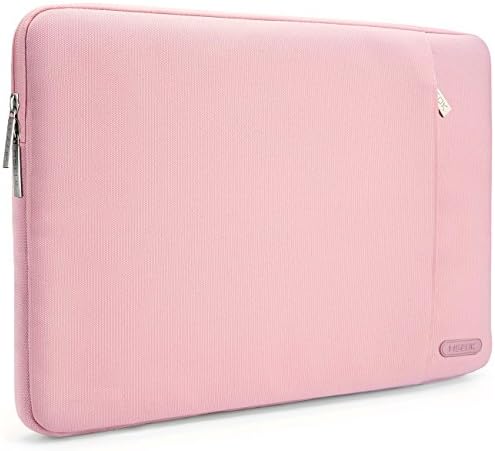 Hseok Extra-Durable 15 Inch Laptop Sleeve, Certified Water-Resistant Sleeve Shockproof Laptop Case for 15 Inch New MacBook Pro, XPS 15, Aspire 1 14 Inch &amp; More 14-15 Inch Notebook Tablet, Pink