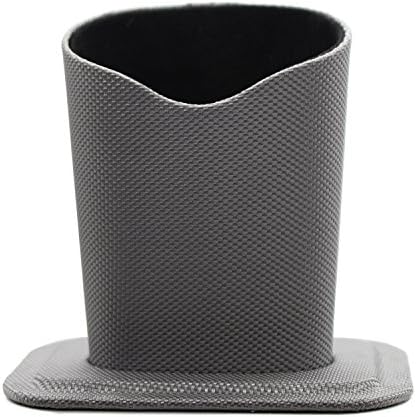 Eyeglass Holder, Gray Fabric Glasses Stand Case, Modern Stand Protective Eyeglasses Case For Desks or Nightstands
