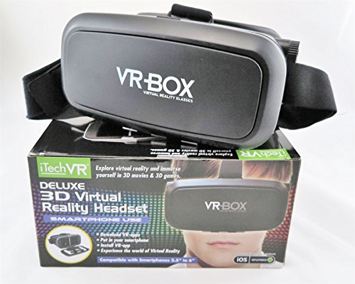 Preisvergleich Produktbild DELUXE SCHWARZ VIRTUAL REALITY GLÄSER W / REMOVABLE FRONT