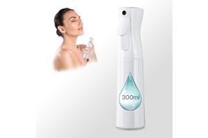 AVIDA ZEN Spruzzino Nebulizzatore Piccolo [ 300ml Bianco – Alta Qualità ] Bottiglia Spray vuota per acqua – Vaporizzatore uso diverso: rinfrescare il viso, acconciatura, innaffiare piante… (300 Bianco)