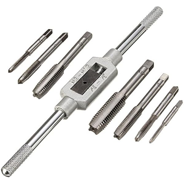 HSS 3.5mm X 0.6 Metric Taper & Plug Tap Set - Right Hand Thread M3.5 X 0.6mm | US Stock