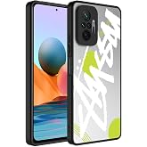 Zore Xioami ile uyumlu Redmi Note 10 Pro Kılıf Aynalı Desenli Kamera Korumalı Parlak Mirror Kapak Yazı