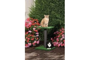 CLEVERCAT Outdoor Kratzbaum Liege-Boy Terrasso. Ideal für Terasse und Balkon. Frische Luft für Ihren Liebling 8400