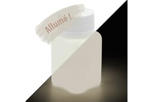 lumentics Peinture luminescente Blanc 100g - Peinture phosphorescente, Peinture phosphorescente UV, Peinture murale phosphorescente