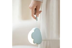CLIPLANYARD Cloud Night Light, Dimmable Baby Night Light with 2 Modes and 2 Brightness, Portable Rechargeable Night Light for Breastfeeding and Sleeping, Gifts for Baby Kids Teenagers Bedroom Decor (BLUE)