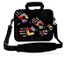 Produktbild Luxburg® Design Laptoptasche Notebooktasche Sleeve mit Schultergurt und Fach für 15,6 Zoll, Motiv: Handabdrücke