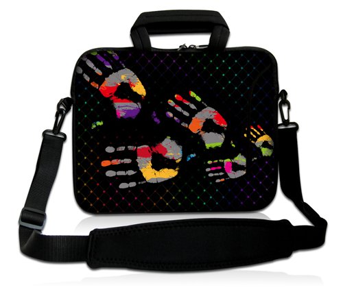Luxburg Design Laptoptasche Notebooktasche Sleeve mit Schultergurt und Fach f r 17 3 Zoll Motiv Handabdr cke Luxburg Design Laptoptasche Notebooktasche Sleeve mit Schultergurt und Fach f r 17 3 Zoll Motiv Handabdr cke