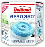 UniBond Aero 360 Moisture Absorber Neutral Refill Tabs, Pack of 2