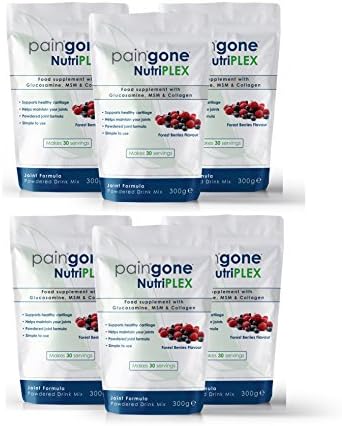 6x Paingone Nutriplex 300g | Food supplement | Naturally supports your healthy joints | Natural ingredients
