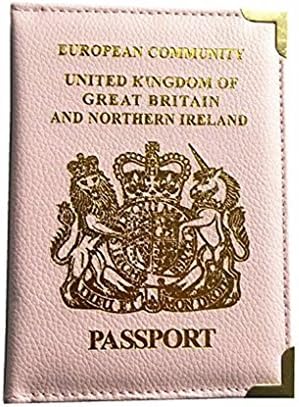VISKEY UK and European Passport Holder Protector Cover Wallet