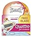 Wilkinson Sword Quattro Razor Blades for Women - Pack of 4