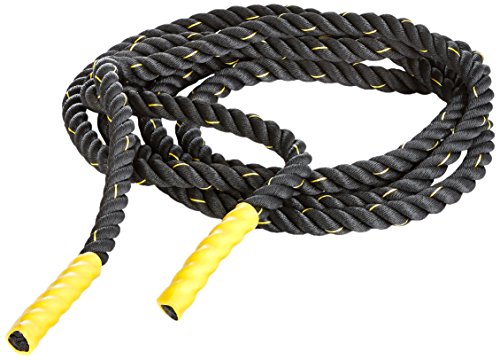 CAPITAL SPORTS Monster Rope Sportseil Crosstraining Tau (langes Schwungseil für Sprung- Kletterübungen oder Tauziehen, 9 m, 12 m, 15 m Länge, Nylon, dreischlägig, 3,8cm dick)