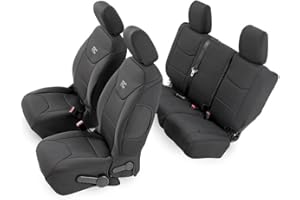 Rough Country Neoprene Seat Covers for 08-10 Jeep Wrangler JK | 4-Door - 91002A