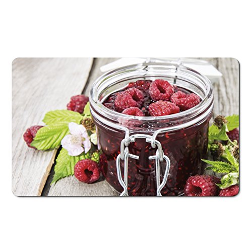 Emsa 514537 Frühstücksbrettchen mit Marmelade Dekor, Größe: 23.5 x 14.5 cm, Classic