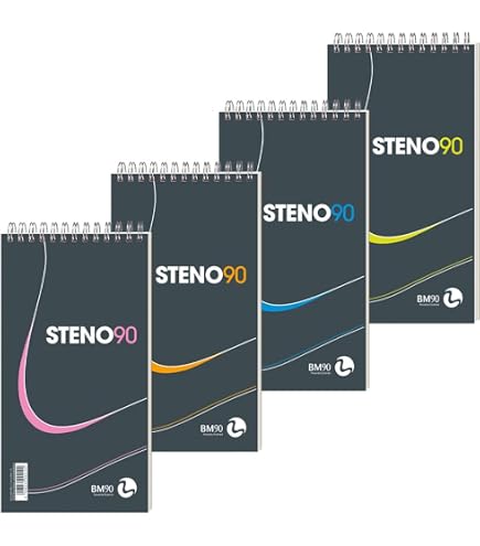 Brunnen Stenoblock A540Bl – 10er Pack | Spiralblo Produktbild-Vorschau 8