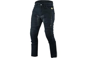 BOSMOTO Herren Motorrad Hose mit Aramide Motorrad Denim Hose (1er Pack)