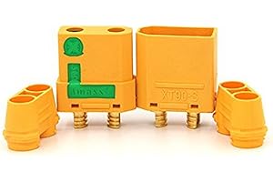 Youme 5 Paar Amass XT90S XT90-S XT90 Anti-Spark Stecker weiblich +männlich für RC Quadcopter Brushless Motor FPV Drohne Batterie
