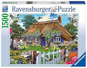 Ravensburger Puzzles Cottage in England, Multi Color (1500 Pieces)