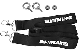 Sekepingo DJI Controller lanières pour mini 3 pro DJI RC/DJI RC Pro/DJI écran télécommande, crochet de cou réglable pour drone, noir