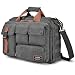Produktbild LOKASS 15,6 Zoll Laptoptasche Taktische Notebooktasche Militärische Aktentasche Business Segeltuch Umhängetasche große Kapazität Dienstreise Schultertasche für Laptop/Notebook/MacBook (Grau)