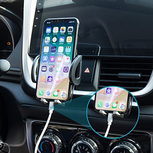 Avolare-Support-Tlphone-Voiture--Grille-daration-360-Degrs-pour-iPhoneX877plus6sSE5sSamsung-GalaxyS8a5NoteNexusLGSonyAndroid-SmartphonesAppareils-GPS