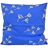 Kissen mit süßen Pusteblumen in blau/weiß klein