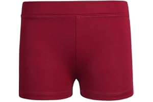Freebily Enfant Fille Shorts de Sport Gymnastique Fille Microfiber Hot Pantalon Court Extensible Mini Shorts Tutu Danse Gym Âges 2-16 Ans
