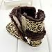Itaar Warm Lovely Soft Sole Baby Girls Bowknot Leopard Snow Fur Boots Crib Shoes