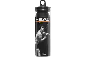HEAD Unisex Adult Prime 3-Ball Tube DYD Tube Of 3 Squash Balls - Black, one size
