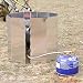 Produktbild Lorenlli Faltbare 10 Platten Herd BBQ Gasherd Windschutzschirm Picknick Outdoor Klapp Camping Picknick Herd Herd Windschutz