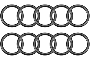 sourcing map 10Stk Metrische Nitrilkautschuk O-Ringe Dichtung 21mm AD 16mm ID 2,5mm Breite