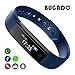 Produktbild Fitness-Tracker-Armband, Schrittzähler zum Spazieren, Schlaf-Monitor, Kalorienzähler, Uhr, OLED-Touchscreen, wasserdicht, Sport-Armband, verbessern Sie Ihre Gesundheit und Motivation, hilft Gewicht zu verlieren, für Männer und Frauen, iOS und Android, Herren, blau