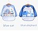 Produktbild Oral-Q unisex - kinder childs kunst - handwerk gemälde schürze baby wasserdicht lätzchen mit ärmeln & tasche, 6-36 monate, set of 2 (2 of blue)